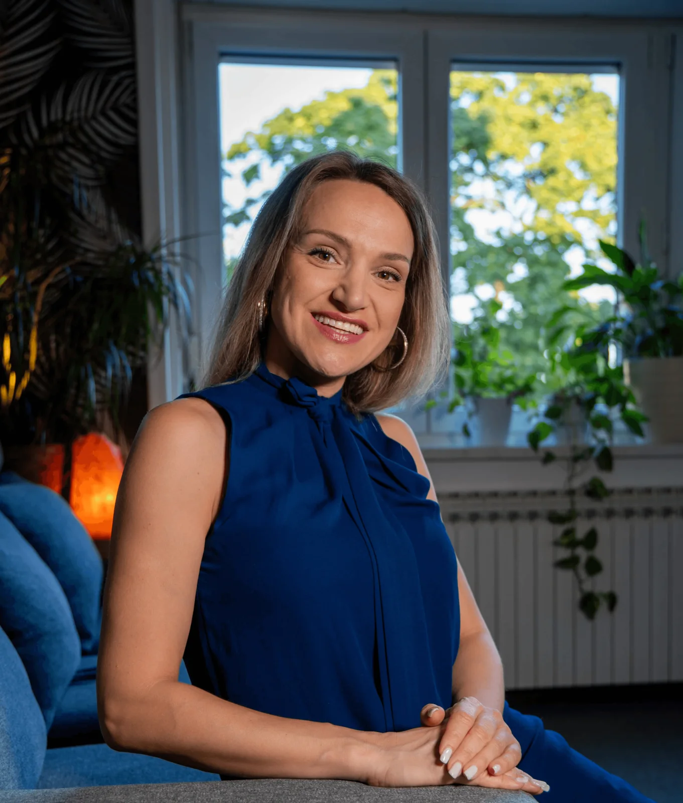 Petra Pinjuh in a calm setting for conversation